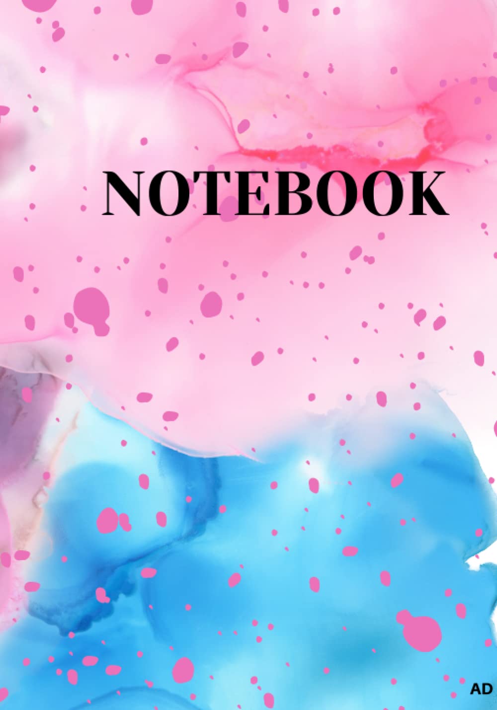 NOTEBOOK PINK AND BUKE: Notebook journal book