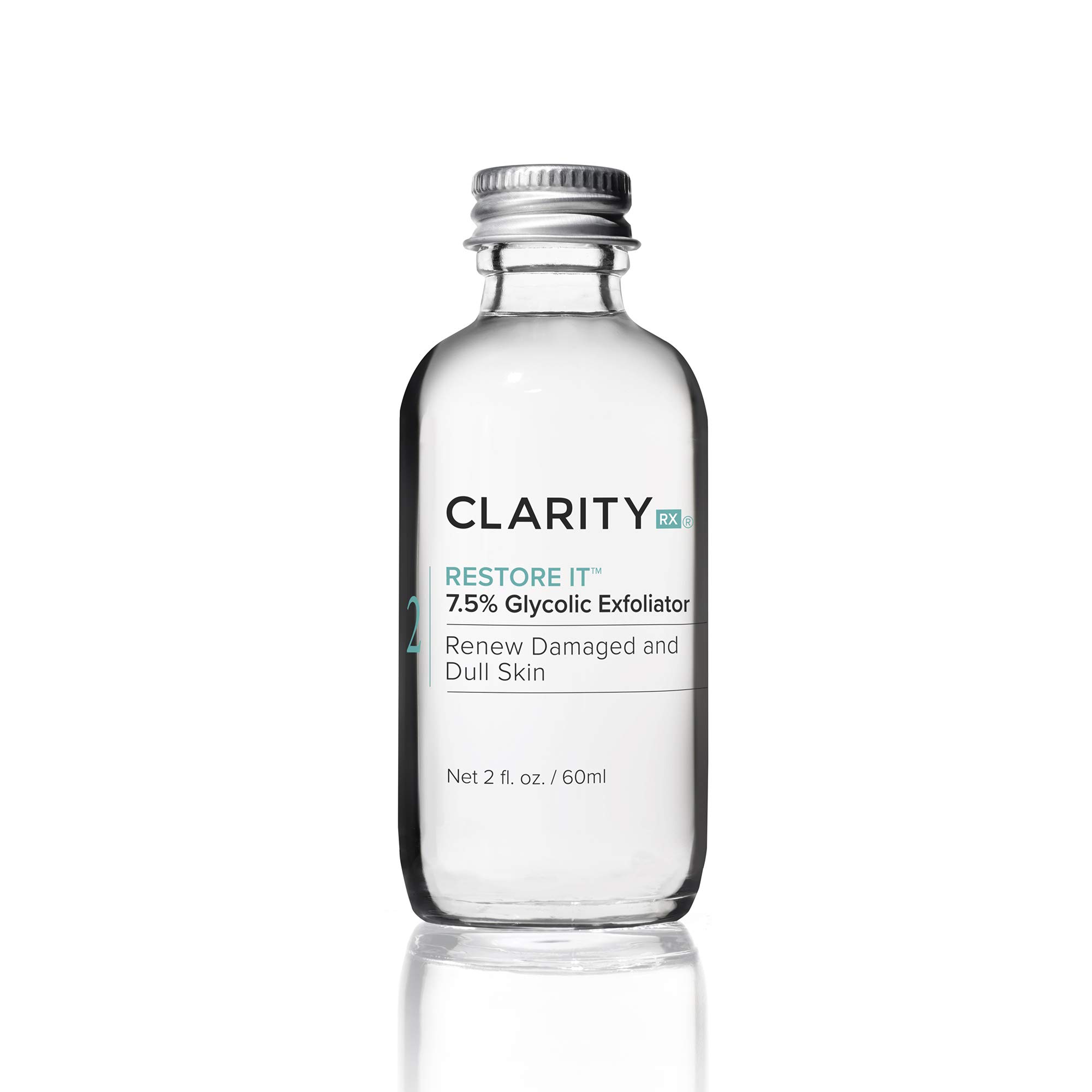 ClarityRxRestore Glycolic Exfoliator, 2 Fl Oz (packaging may vary)