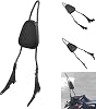 Benlari Gloss Black Detachable Sissy Bar Passenger Backrest Pad Compatible 2004-2024 fit for Harley Davidson Sportster XL 1200 883 SuperLow Iron 48 Tall Sissy Bar