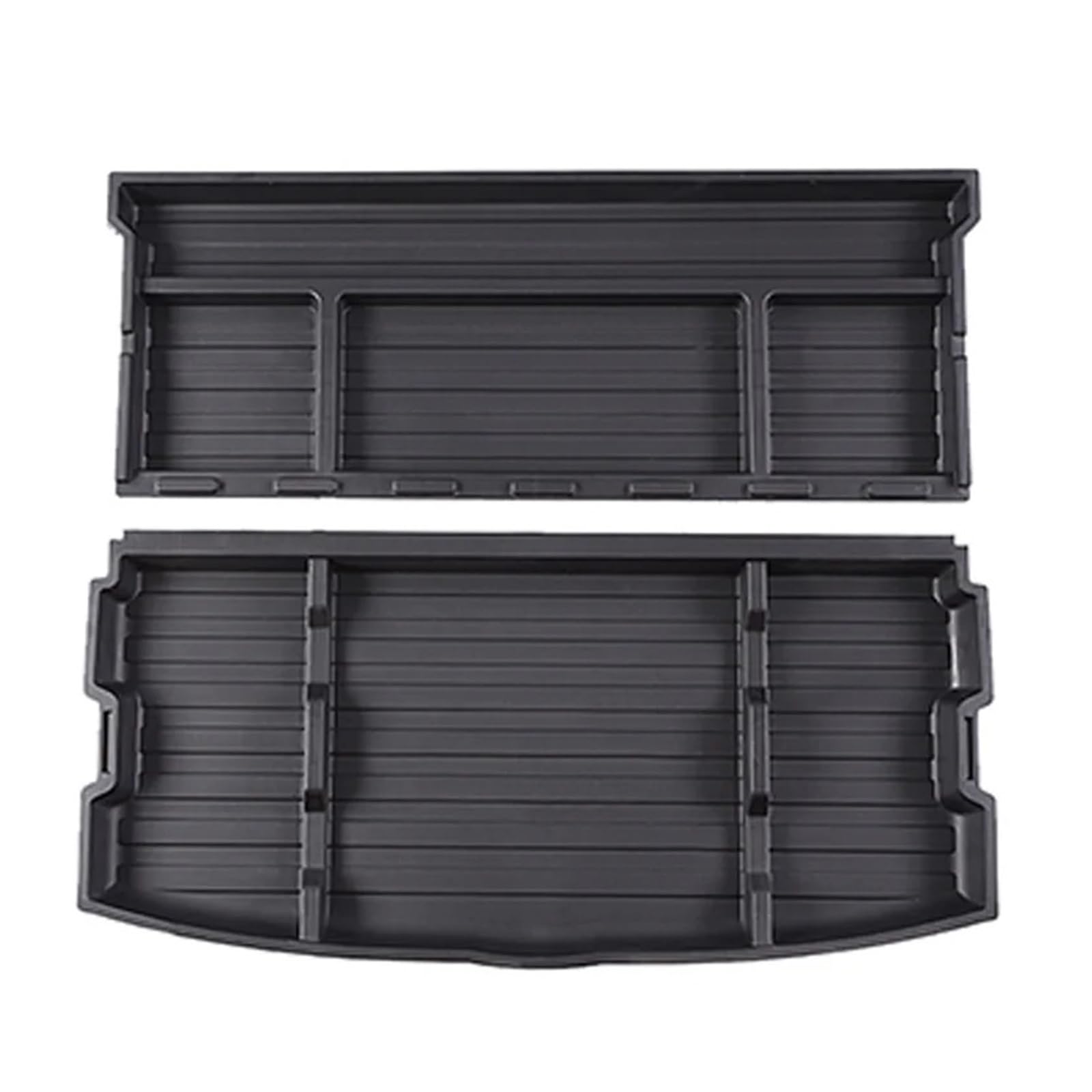 Lhdktee Cargo Cover Trunk Spare Tire Storage Box Organizer For Toyota For RAV4 XA50 For RAV 4 MK5 2020 2021 2022 - Durable Black ABS Dustproof Rear Trunk Parcel Shelf