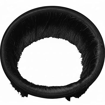 LumiLiv Steering Wheel Cover for JCB or 3DX Model, Red, Makhmal Fabric, Original Quality (Black)