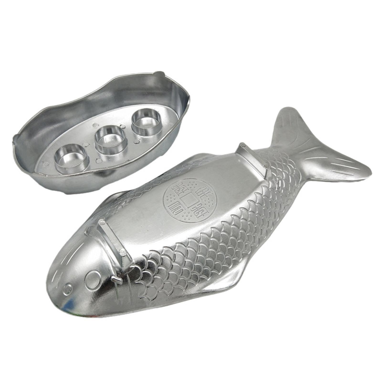 service pour poisson | Hot Pot Set en aluminium en forme plaque poisson pour camping, barbecue, dîner , nourriture rue asiatique