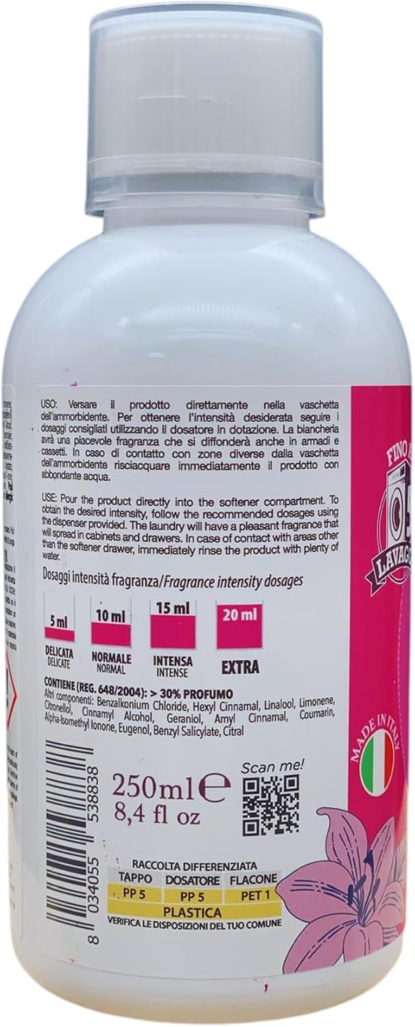 Sweet Home Profumatore Biancheria Fiorito - Las mejores fragancias para tu ropa, ropa de cama, toallas y ropa de cama de 250 ml + llavero Beni Culinari gratuito