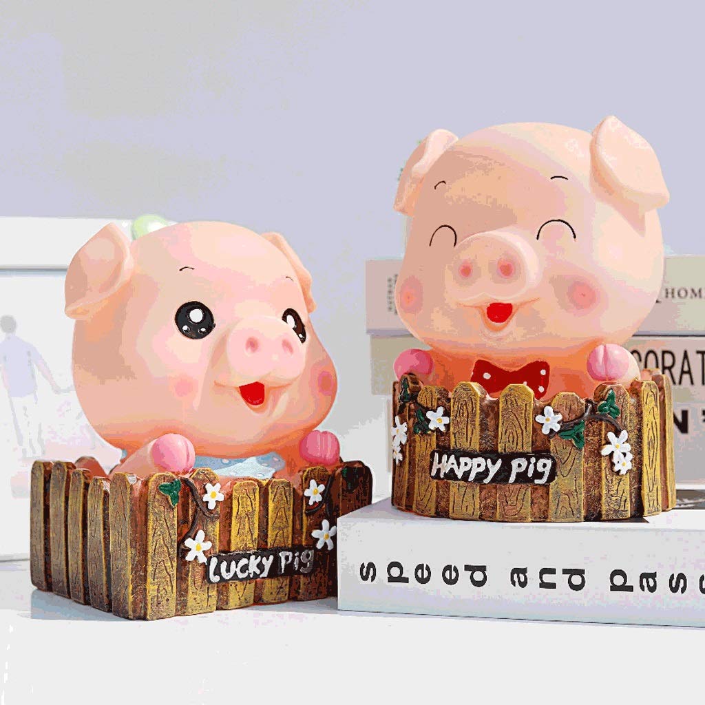 Cerdito Amigurumi De La Suerte Con Moneda – Regalo Original Para Mujeres, Abrazo De Bolsillo Para Exámenes O Nuevo Hogar
