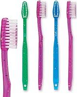 Vista 1 de 28 cepillos de dientes prepegados para niños, envueltos individualmente, cepillos de dientes desechables de chicle, ideales para fiestas de pijamas