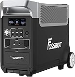 FOSSiBOT F3600 Pro Centrale Elettrica Portatile, Batteria LiFePO4 da 3840Wh, Espandibile Fino a 11,52kwh, Uscita CA 3600 W, Ingresso Solare da 2000W, Power Station per Domestico, Campeggio, Viaggio