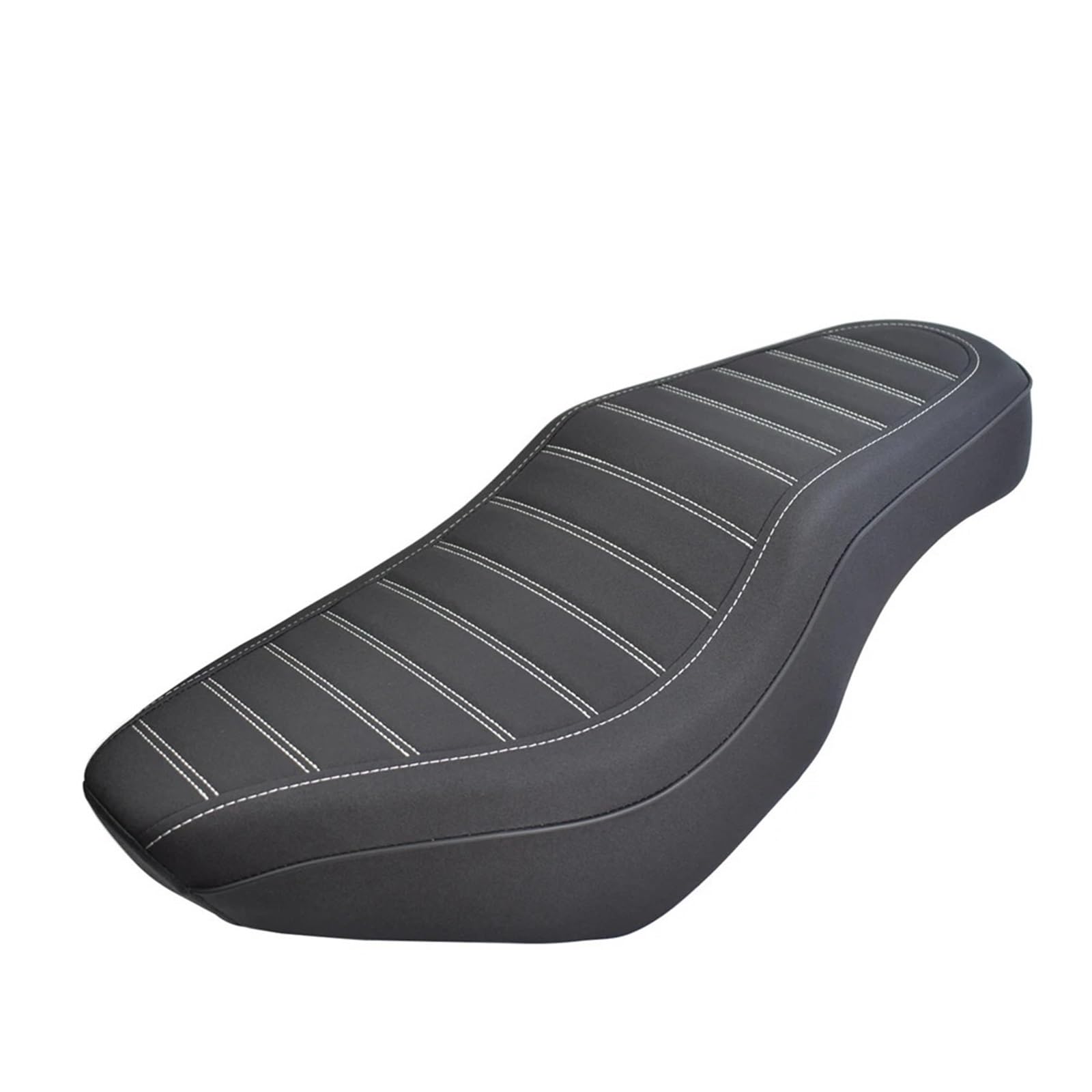 Oparcie na bagaż do motocykla Jednoczęściowa poduszka na siedzenie pasująca do motocykla Honda Rebel CM CMX 1100 2021-2024, pokrowiec kierowcy z przodu i pasażera tyłu(Black-A)