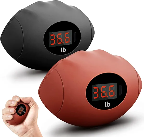 DIOTUSS Hand Grip Strengthener, Rechargeable Digital Grip Strength Trainer up 220.4 Lbs(100kg) Hand Grip Exerciser Equipment for Strength Training-Forearm-Gripper-Finger, Stress Balls for Adults/Kids