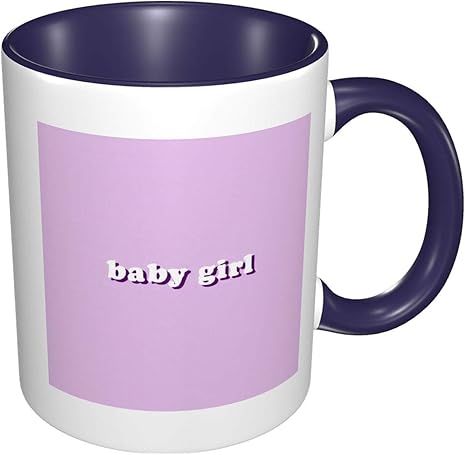 Amazon Co Jp 女の赤ちゃん コーヒーカップ マグ おしゃれ マグカップ 人気 水筒 創意 シェラカップ 高温耐性 カップ ミルクカップ ドリンクカップ ジュースカップ 陶器製 大容量 330ml ホーム キッチン