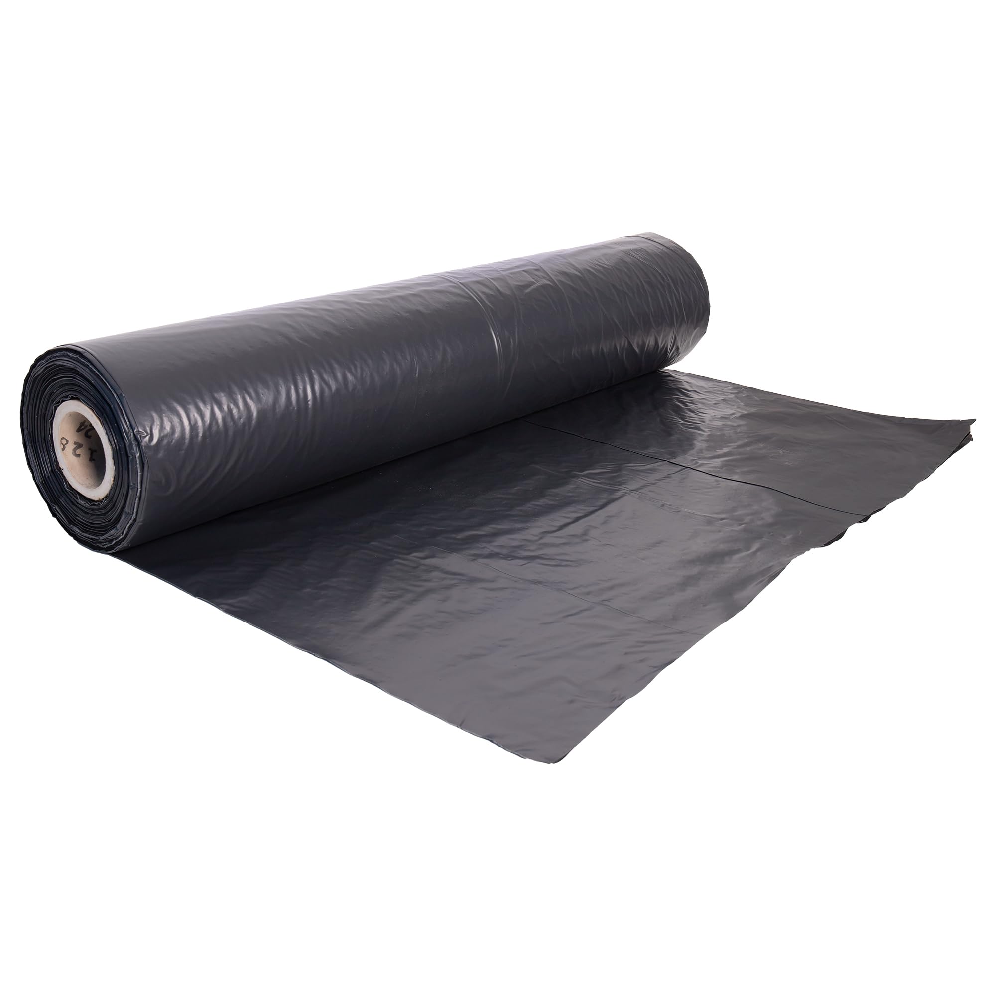 Cofan Film negro para embalaje | Material: polietileno reciclado | Galga 400 | Grosor: 100 micras | Medidas: 4 x 75 m | Rollo de film elástico | Protección para embalajes y mudanzas