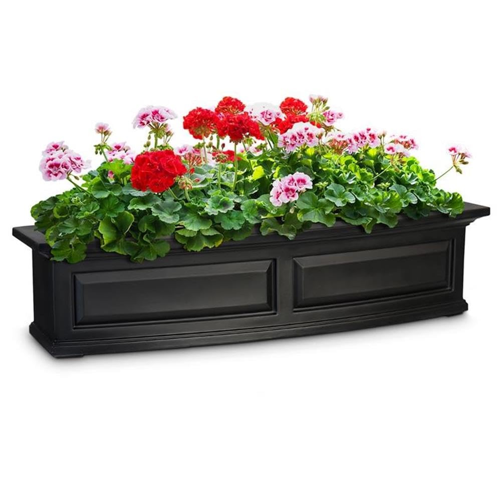 Mayne Nantucket 4ft Window Box - Black (4831-B)