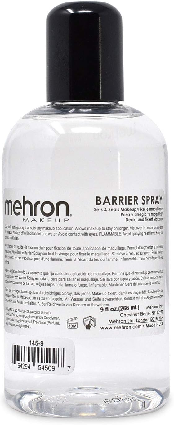 Mehron Barrier Spray (9 oz refill)
