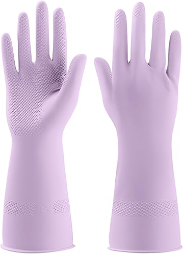 Guantes de goma para lavar platos, 3 o 6 pares de guantes de cocina guantes de limpieza para el hogar, reutilizables.