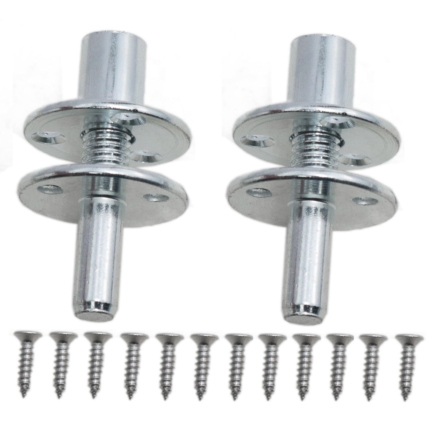 2Pcs M12 T-Nut Bed Post Connector for Furniture