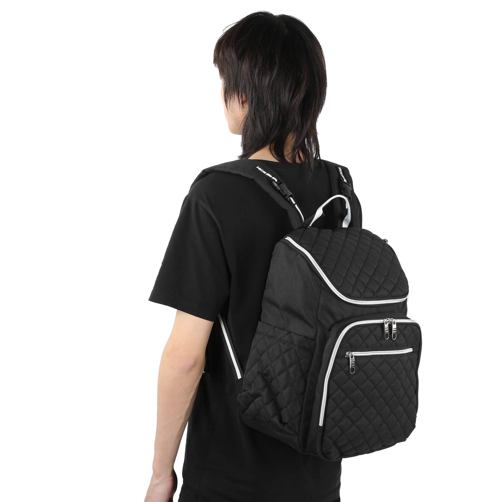 Borsa per Mamma di Grande capacità Borsa per Pannolini per Zaino per Passeggino Multifunzionale per Bottiglie di Latte Pannolini per Vestiti con Borsa per Isolamento Termico