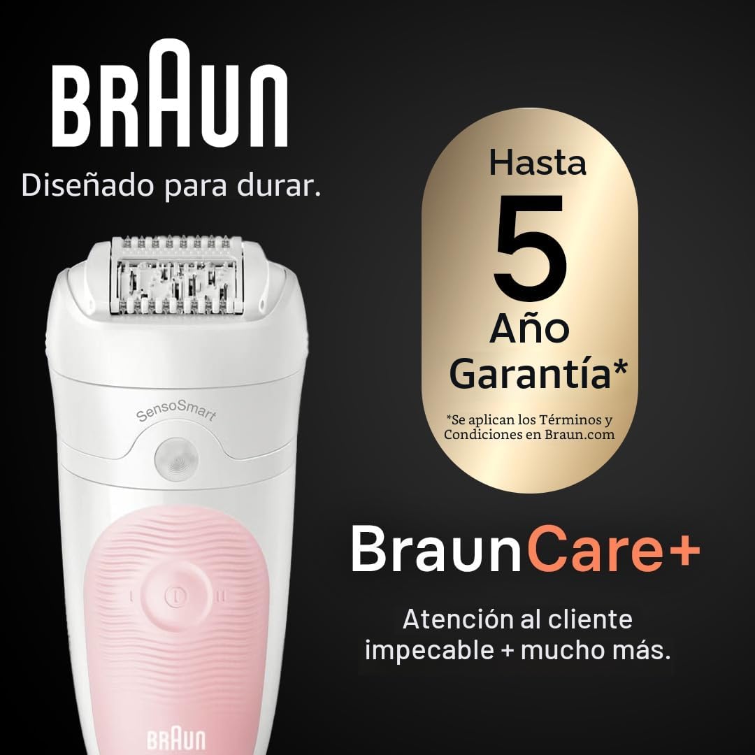 Amazon.com: Braun Depiladora Silk-épil 5, dispositivo de