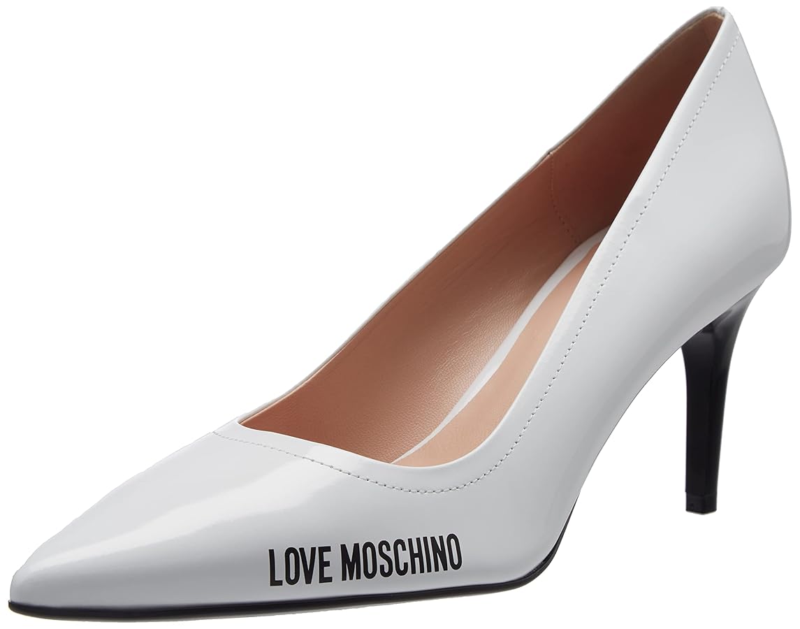 Love Moschino Nuova Pre-Collezione Primavera Estate 2022, Scarpe d�collet�  Donna, Bianco, 40 EU : Amazon.it: Moda