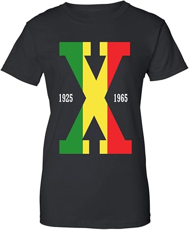 Amazon.com: TRI Color Malcolm X TEE 