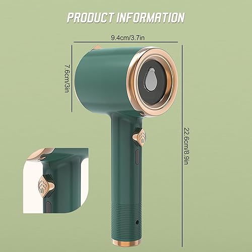 Miniatura 5 de Mini máquina de planchar portátil, mini plancha de vapor de viaje, vaporizador de ropa de mano, precalentamiento rápido, planchado en seco a vapor,