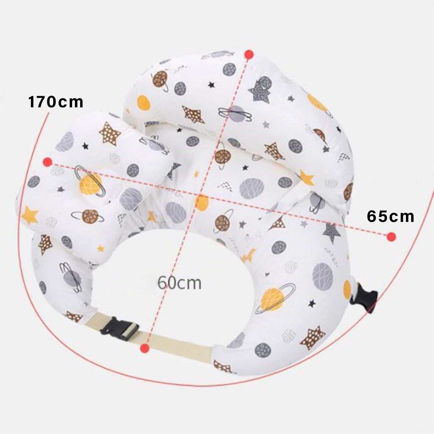 Stillkissen klein,Nursing Pillow,Memory Foam Stillkissen, Abnehmbarer Kissenbezug, ergonomisches Design, für alle geeignet (3 Stück)
