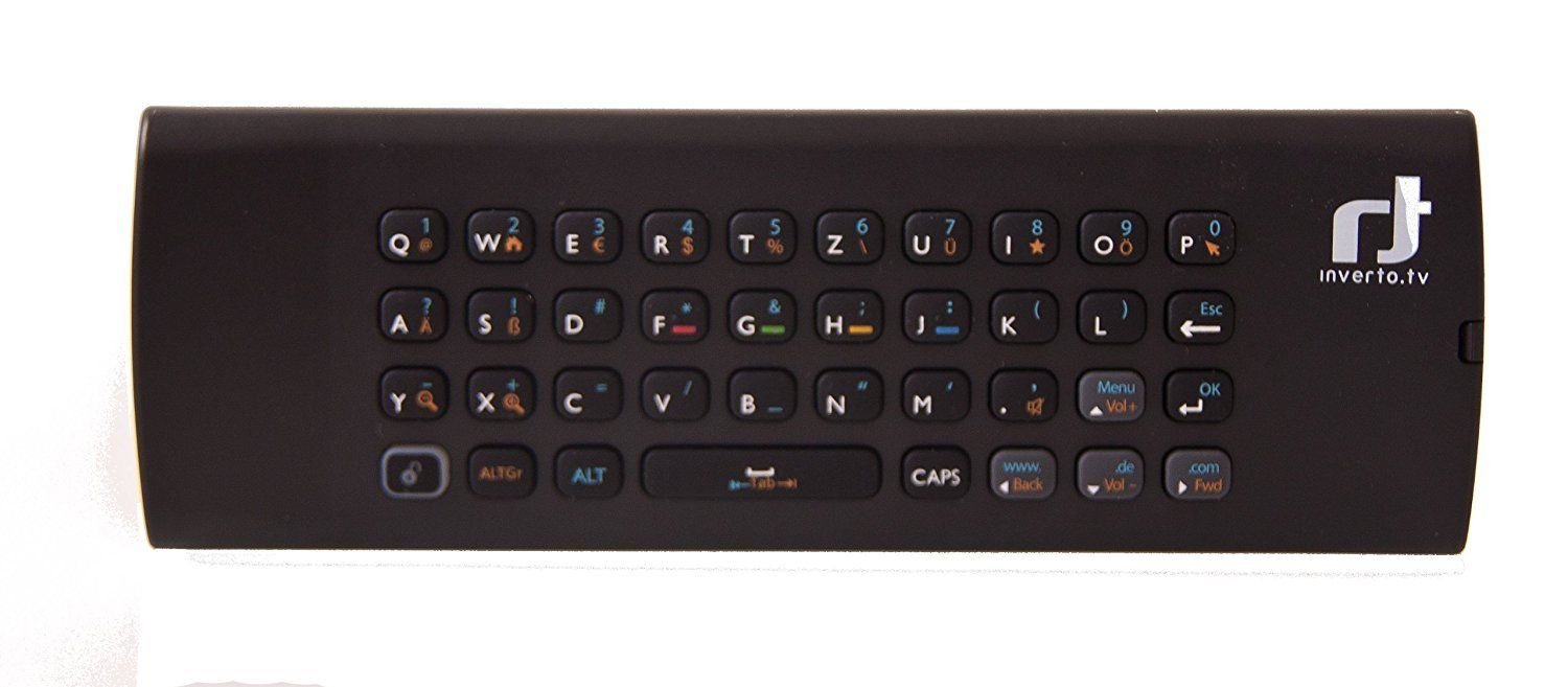 Fernbedienung für Smart Zappix HD+ Smart CX10, Smart VX10 mit QWERTZ-Tastatur
