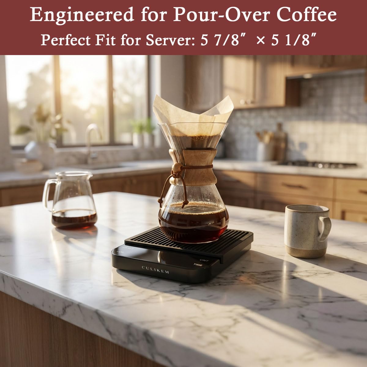 Pour Over Coffee Scale with Timer - High Precis Digital Espro Scale
