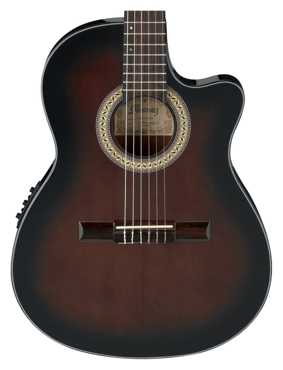 Ibanez GA35TCE-DVS Klasyczna elektryczna gitara akustyczna - Dark Violin Burst FULL Rockem Music
