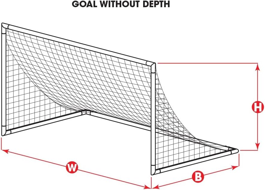Kwik Goal Sharpshooter Replacement Net, Blue, 5-Feet H x 10-Feet W x 0-Feet D x 5-Feet B