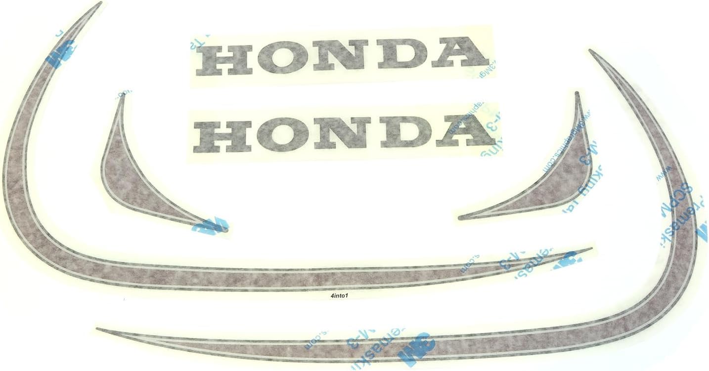 Gas Tank Decals - Compatible with Honda XL250-1972 - 6 Pieces