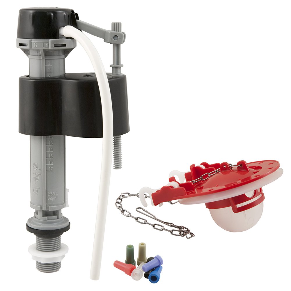 Plumbcraft 7029600 2 "Ahorro de Agua Universal para Inodoro válvula de llenado Kits, WaterSaver Universal Toilet Fill Valve Kits 3" in - Fits Most Toilets