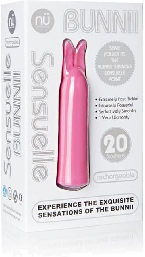 Novel Creations Sensuelle Bunnii 20 Function Vibe, Teal Blue