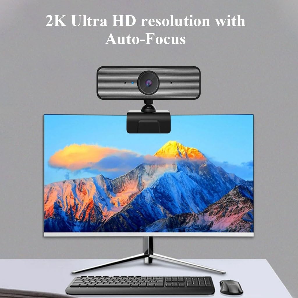 Kamera Internetowa HD Do Komputera PC Z Mikrofonem, Kamera HD Do Transmisji Strumieniowej W Formacie Panoramicznym,autofokus, Kamery USB Do Rozmów Wideo, Nauki, Konferencji(1080P)