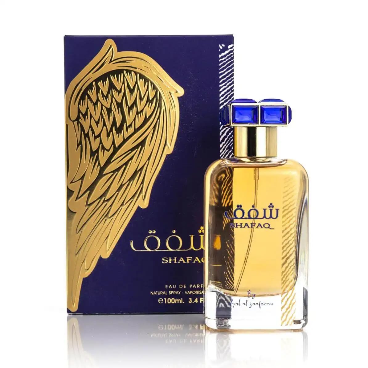 Ard Al Zaafaran Shafaq Eau de Parfum Spray for Unisex, 3.4 Ounce