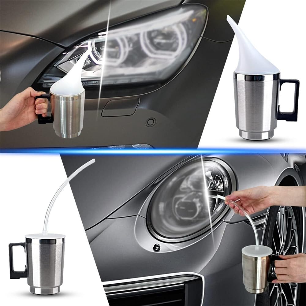Scheinwerfer Aufbereitung Set Mit Tragetasche, Das Komplette Scheinwerfer Polierset, Scheinwerfer Bedampfen Set FüR Vergilbungen, Kratzer, UnschäRfen