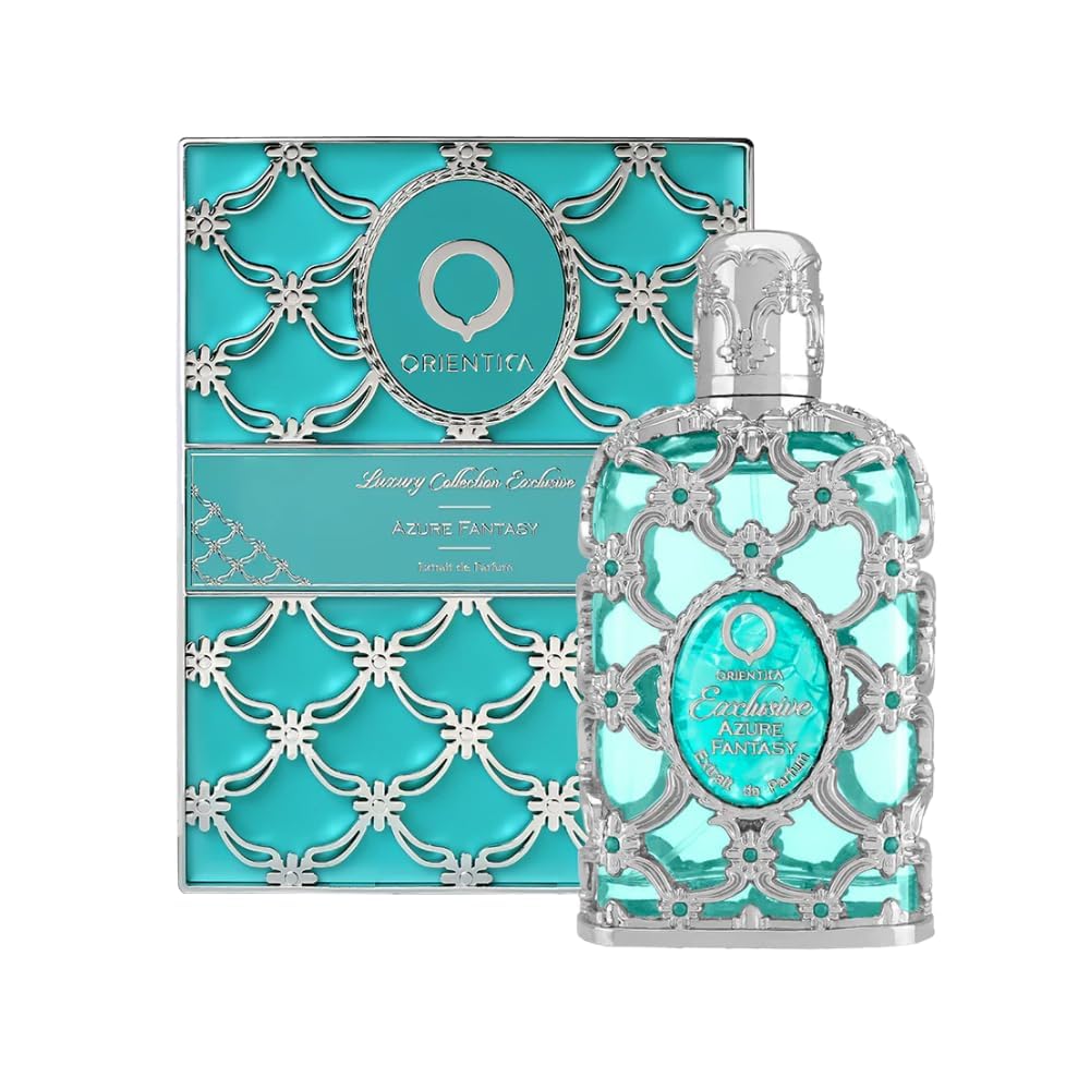 Orientica Azure Fantasy Extrait de Parfum 80ml | Luxury Perfume for Women & Men | Long-Lasting Fresh, Spicy & Woody Fragrance | Premium Niche Perfume Spray | Ideal Perfume Gift