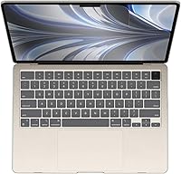 Vista 7 de IBENZER Compatible con MacBook Air 2025 2024 2023 de 15 pulgadas M4 A3241 M3 A3114 M2 A2941, carcasa rígida, cubierta de teclado, película