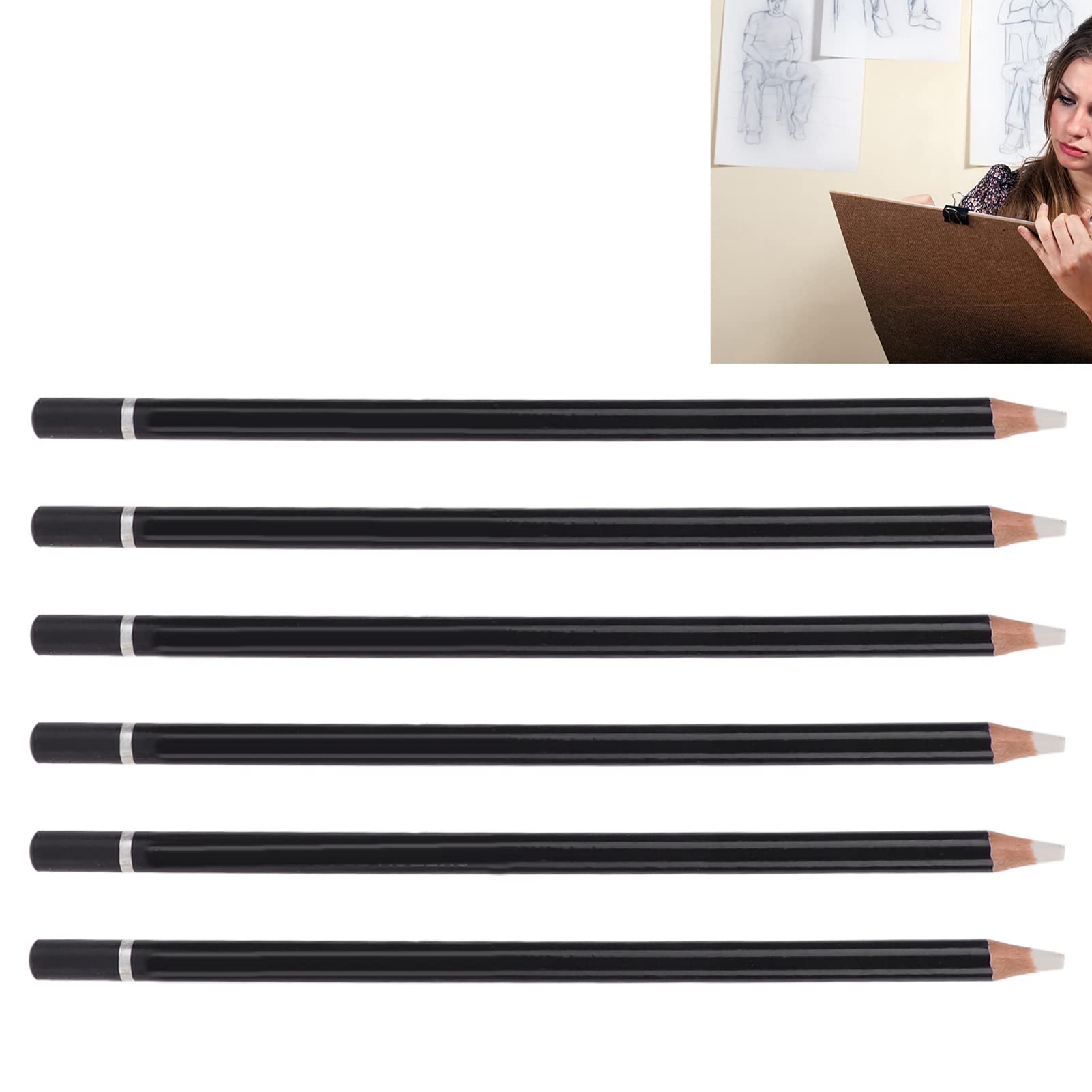 Lot Gommes Avec Pinceau Lot De 6 Crayons à Gomme HIFORNY - 3 Avec Pinceau, 3 Sans - Pour Dessin Lot Gommes Avec Pinceau Lot De 6 Crayons à Gomme HIFORNY - 3 Avec Pinceau, 3 Sans - Pour Dessin