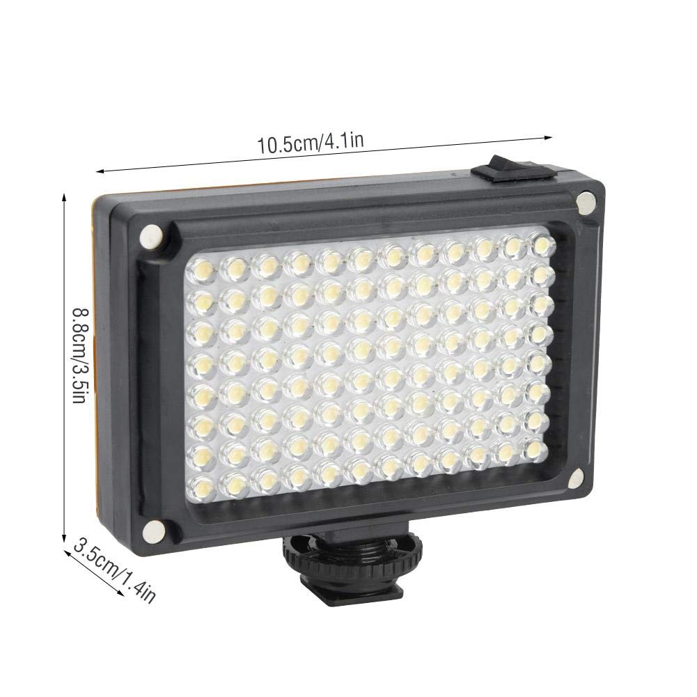 Kamera LED-Licht, On-Kamera Video füllen Licht Lampe 5500K 96 Pcs LED für Hochzeit, außerhalb des Schießens, Nachrichten-Interview