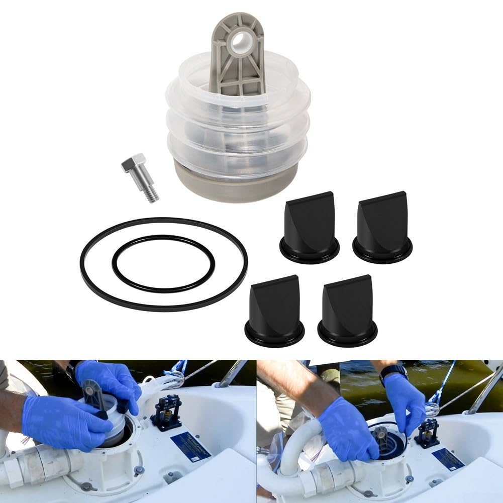 385230980 Kit soffietto pompa & 385310076 1-1/2 '' Duckbill Valve Kit & 385310151 O-Ring Kit sostituzione per Dometic S, T, J, per VHT, e per VG serie Vacuum Pump Kit