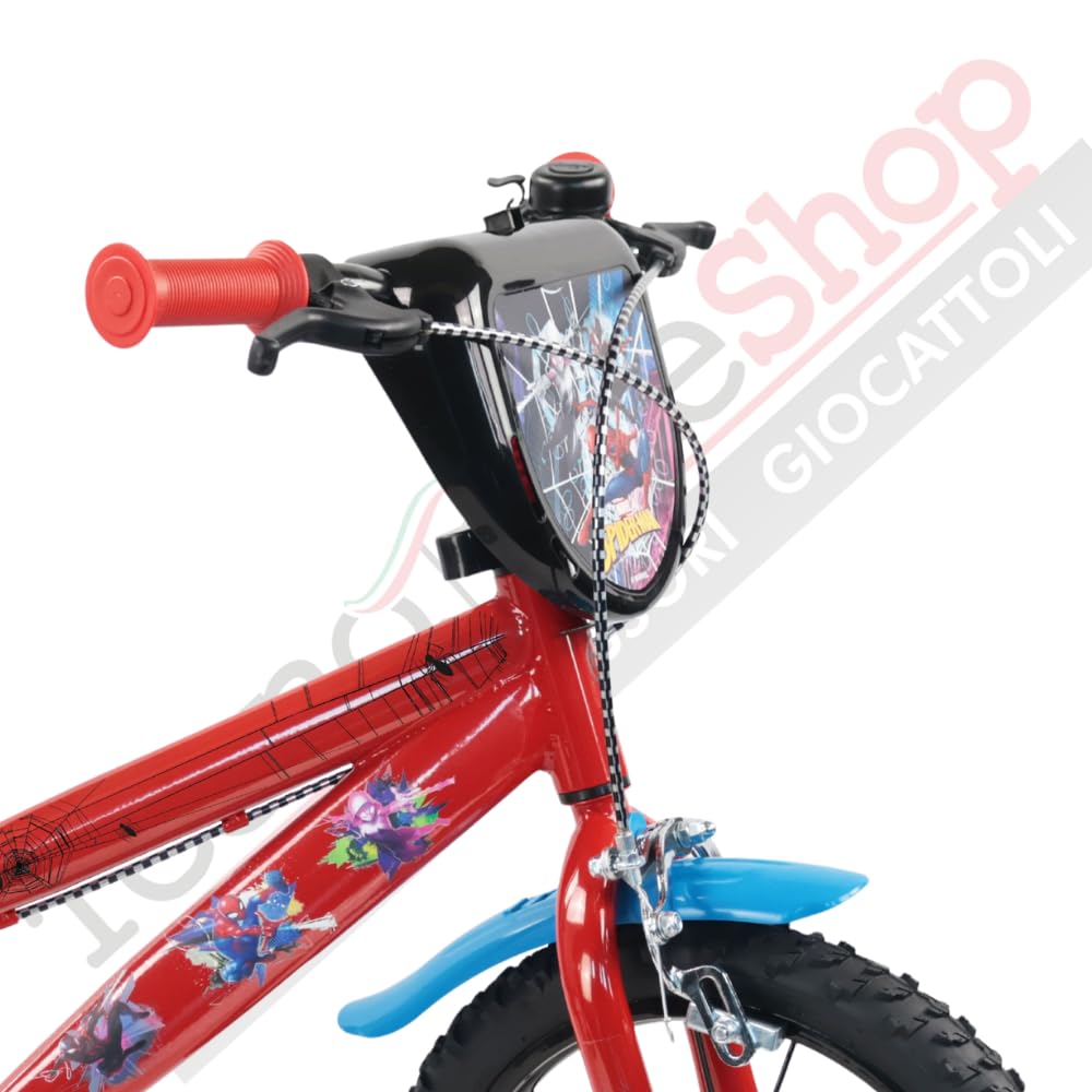 TECNOBIKE SHOP - VENDITA ACCESSORI GIOCATTOLI Vélo Enfant Denver Albri Spiderman Marvel - Taille 14 pouces