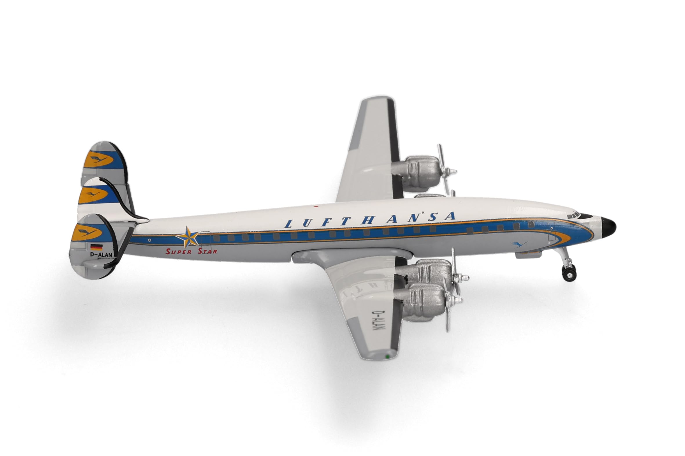Herpa Lockheed L-1649A, modellino di aereo Lufthansa Super Star