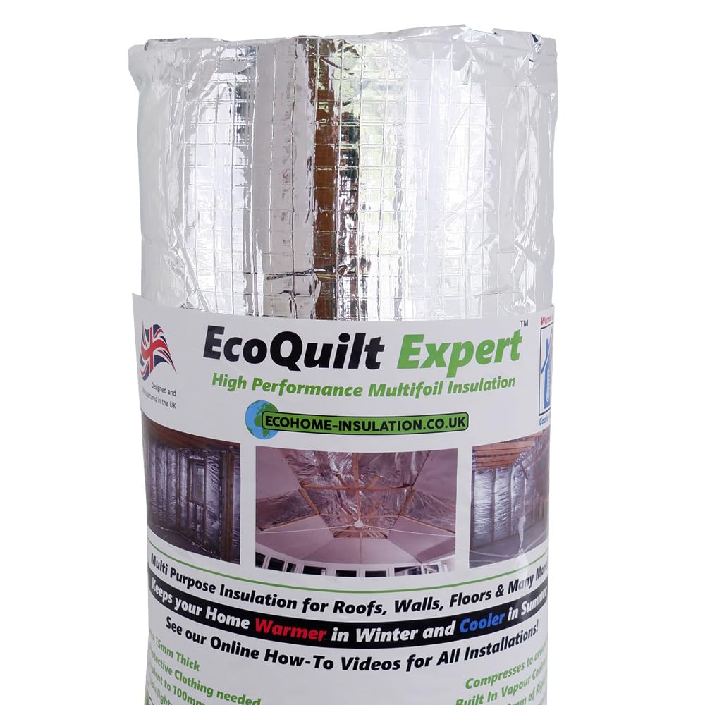 EcoQuilt Expert Multi-layered Foil Insulation Blanket 1.5m x 10m