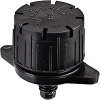 Vista 1 de Raindrip R158CT - Burbujero de flujo ajustable, emisor compensador sin presión, patrón de círculo completo, aerosol de 8 corrientes, con entrada