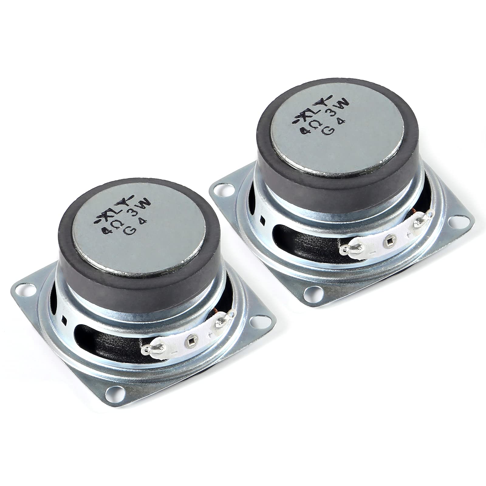 Lot de 4 haut-parleurs audio stéréo pour Arduino et haut-parleur DIY 5,1 cm 4 Ohm 3 W