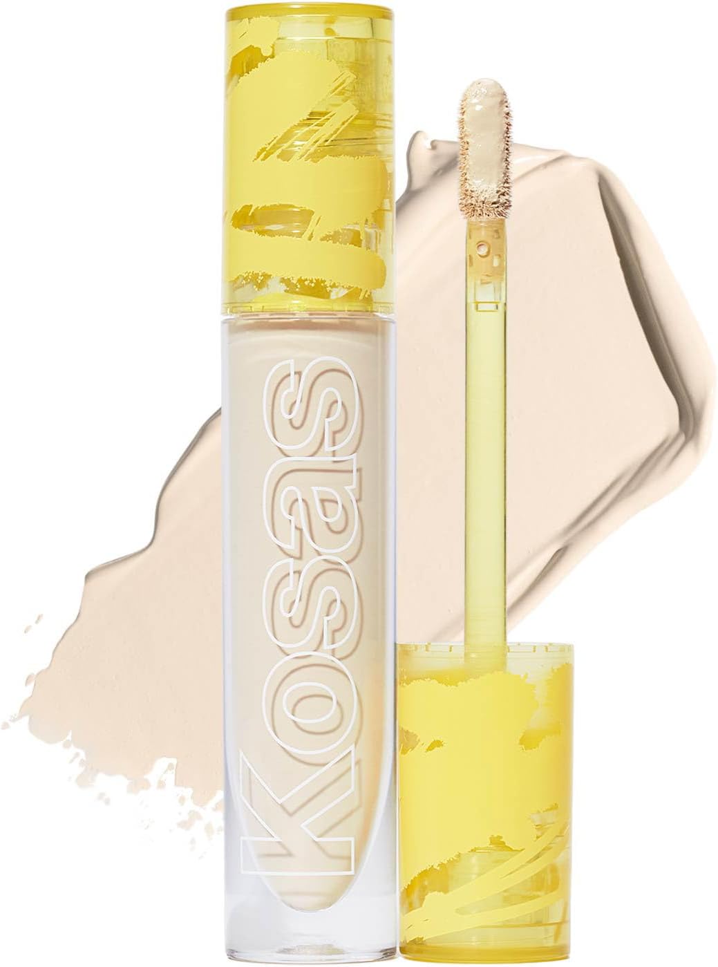 Revealer Concealer - Medium Coverage Makeup with Hyaluronic Acid, Conceals Dark Circles Under Eyes, Dark Spots and Blemishes + Brightens, Hydrates and Calms the Skin, (Tone 0.5)