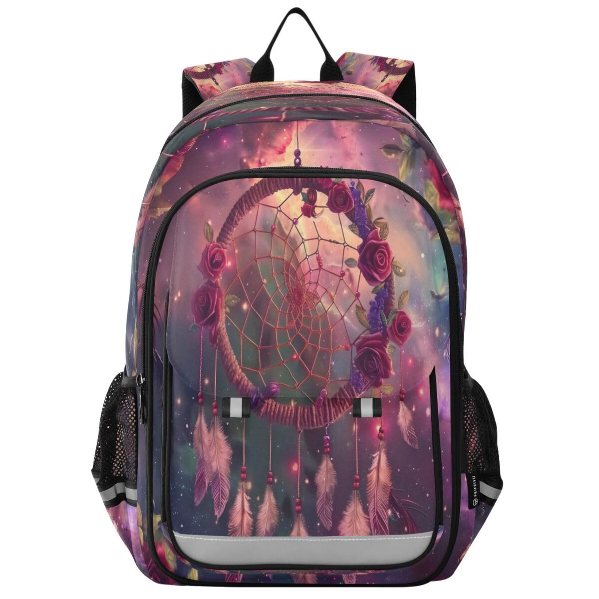 Sac à dos d'école primaire imperméable et léger avec motif attrape-rêves - 8