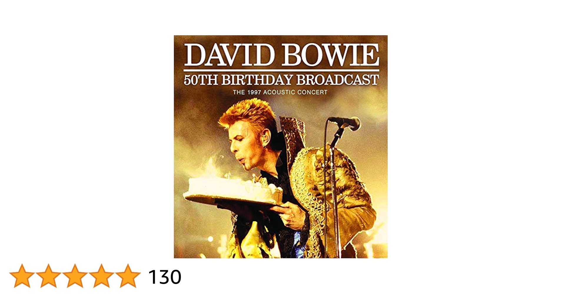 英2discs LP David Bowie 50th Birthday Broadcast 1997 Acoustic Celebration PARA404LP PARACHUTE RECORDING COMPANY /00520 David Bowie - 50th Birthday Broadcast: 1997 Acoustic