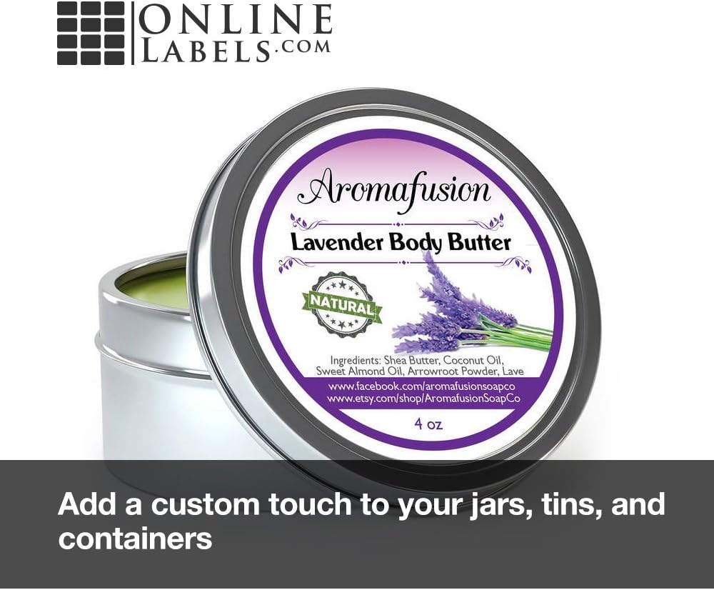 2 Inch Round Labels - Pack of 1,200 Circle Stickers, 100 Sheets - Inkjet/Laser Printer - Online Labels - Canning/Mason Jar