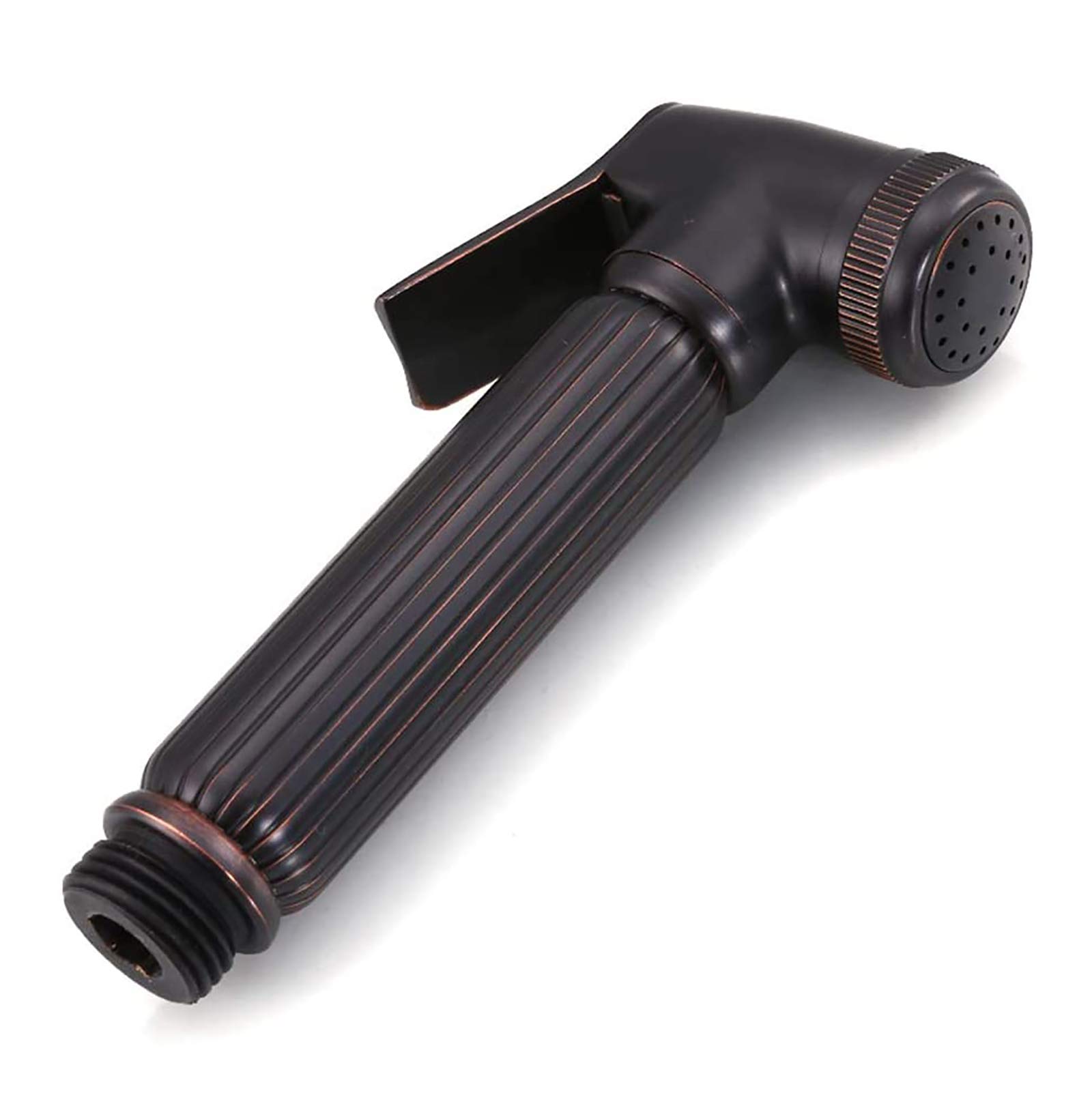 Pulverizador de bidé de mano para inodoro y baño, kit de rociador de pañales de tela de latón con manguera de acero inoxidable y soporte, ideal para baño de mascotas e higiene personal, acabado de