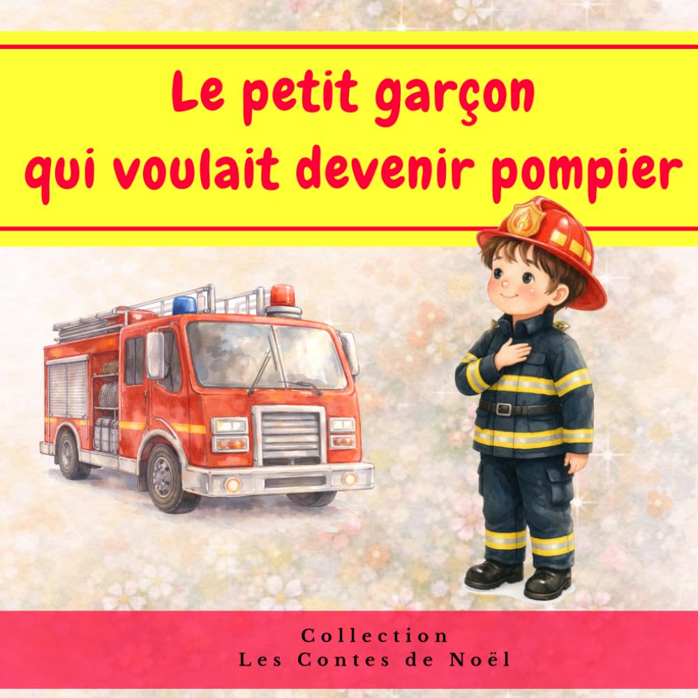 Le petit garçon qui voulait devenir pompier: Un conte illustré pour enfants sur le rêve de devenir pompier, le courage et l’envie d’aider les autres